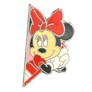 Disney Minnie Mouse Trading Pin Wishing Triangle Lapel Pin Brooch Badge Jewelry